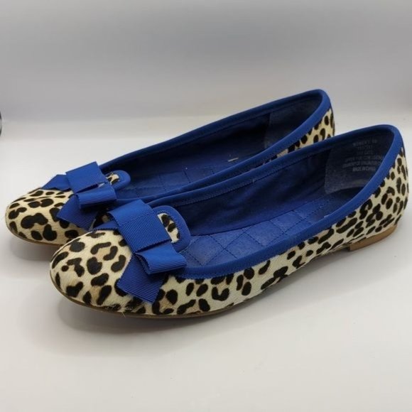 Sperry Shoes - Sperry Top-Sider animal print Flats 8M Sophie snow leopard shoe EUC
